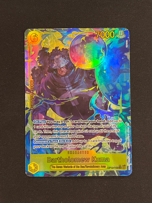 Bartholomew Kuma OP12-119 Alt-Art (SEC) - Legacy of the Master