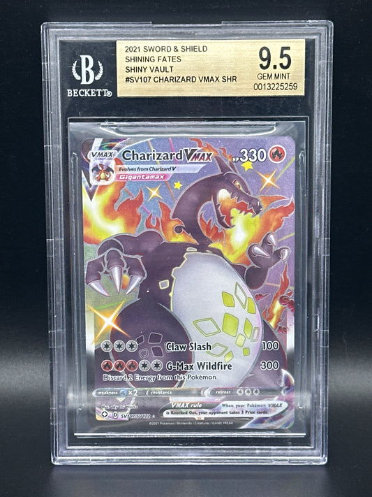SV107/SV122 Charizard Vmax BGS 9.5