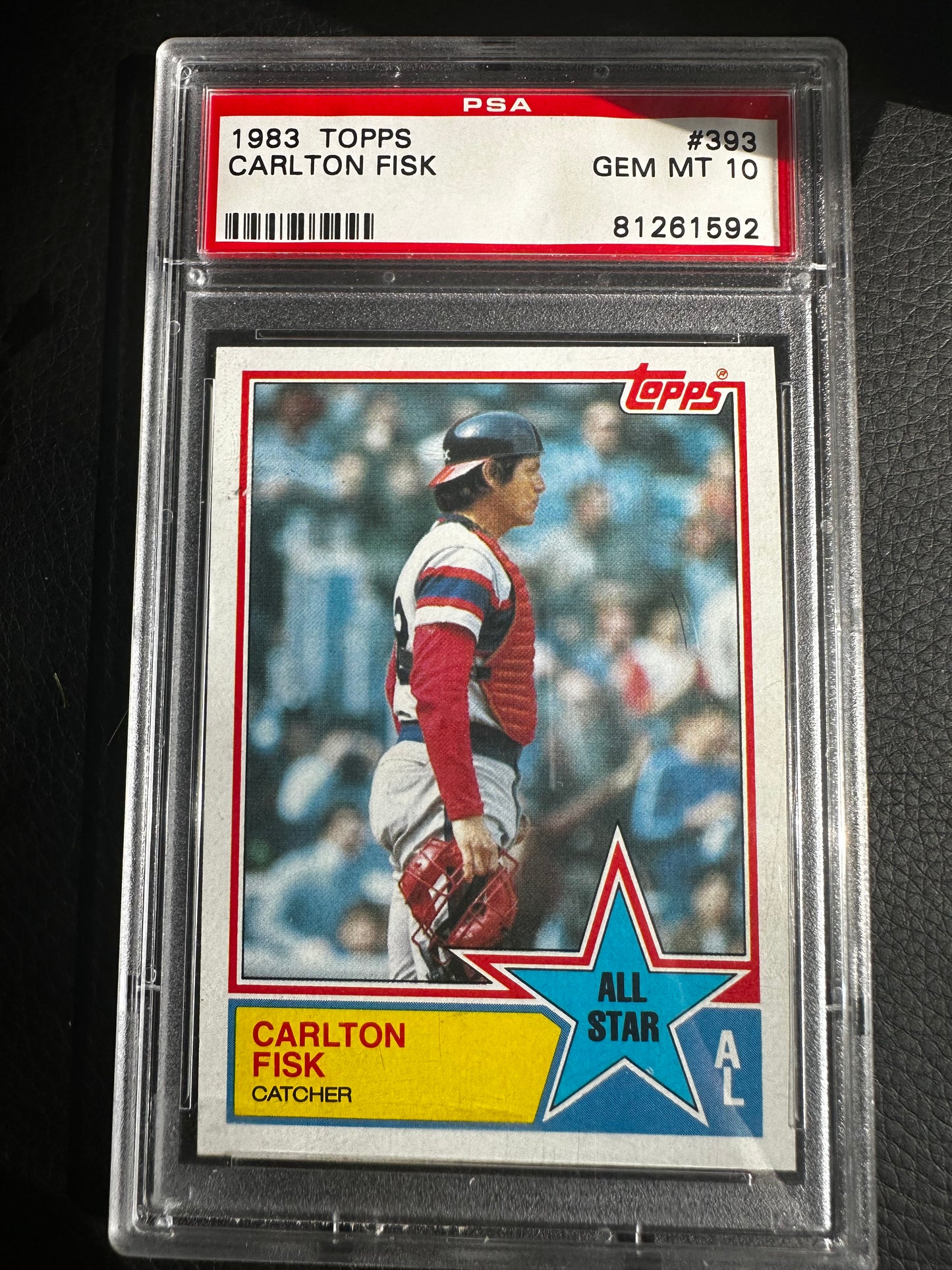 Carlton Fisk 393 1983 Topps All Star Psa 10