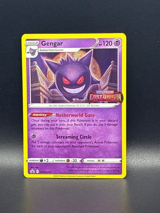 Gengar (Prerelease) #SWSH241 - Lost Origin Stamped