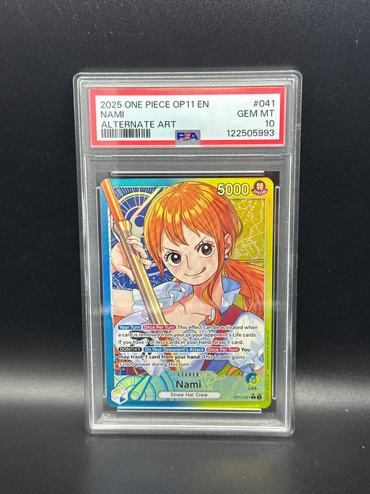 OP11-041 Nami Alt-Art Leader