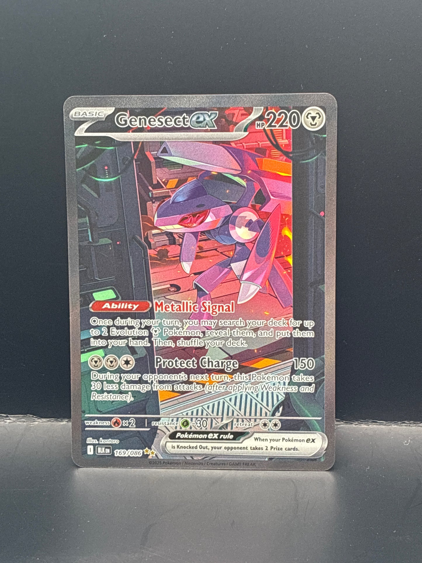 Genesect ex (Special Illustration Rare) #169/086 - Black Bolt
