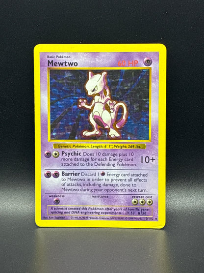 Mewtwo (Shadowless) #10/102 - Base Set Unlimited