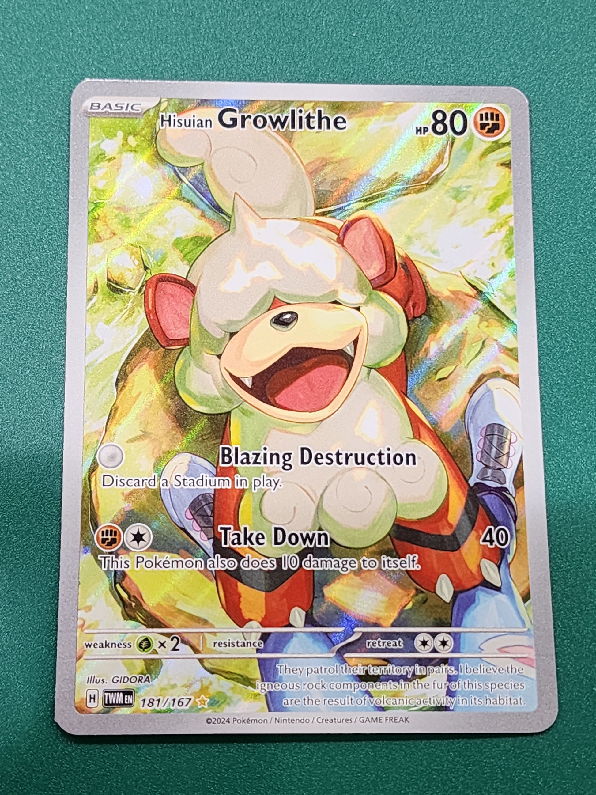 SV06: Twilight Masquerade #181/167 Hisuian Growlithe
