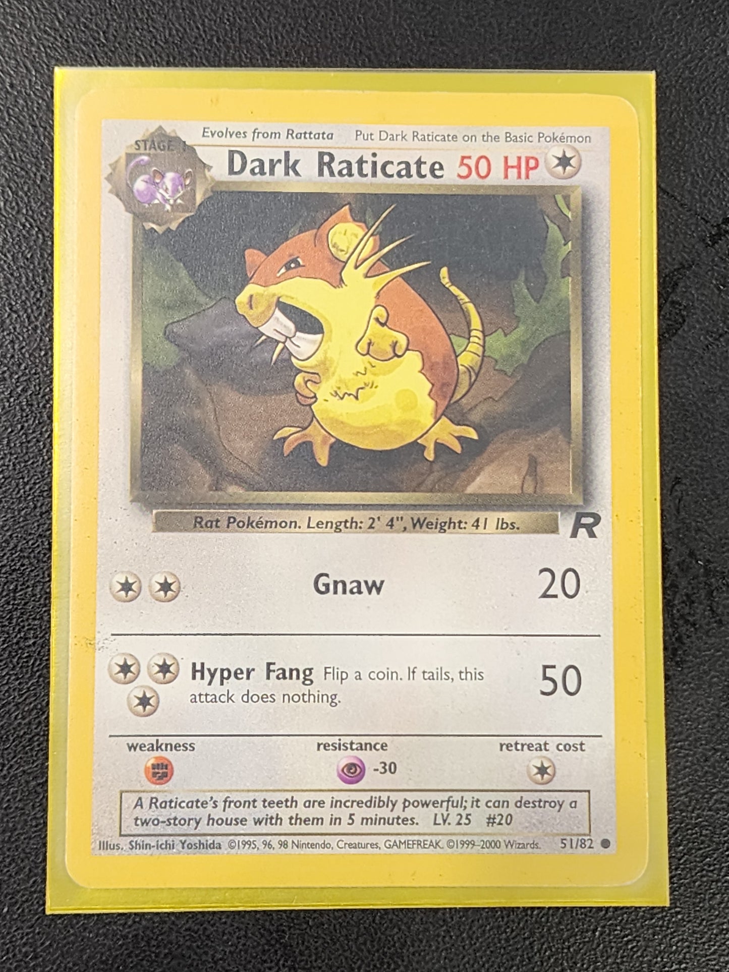 #51/82 Dark Raticate Team Rocket