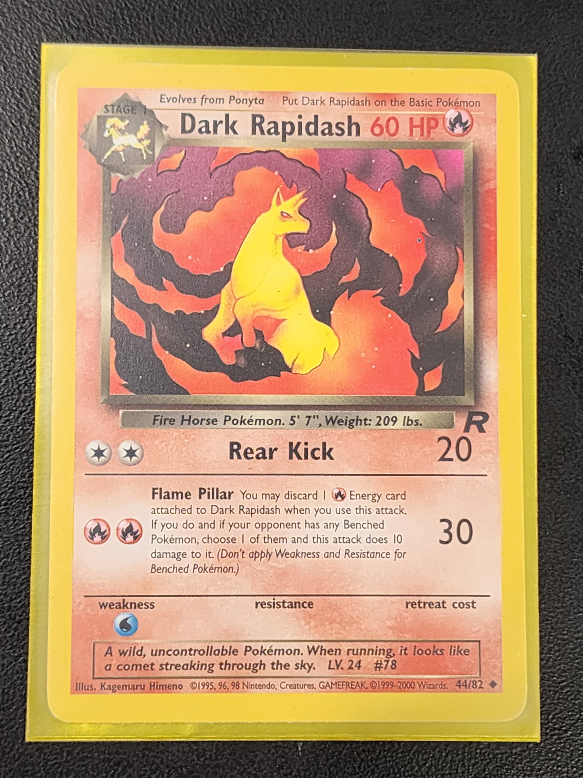 #44/82 Dark Rapidash Team Rocket