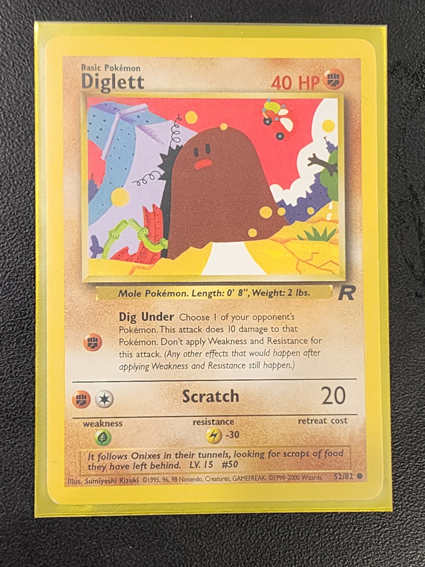 #52/82 Diglett Team Rocket