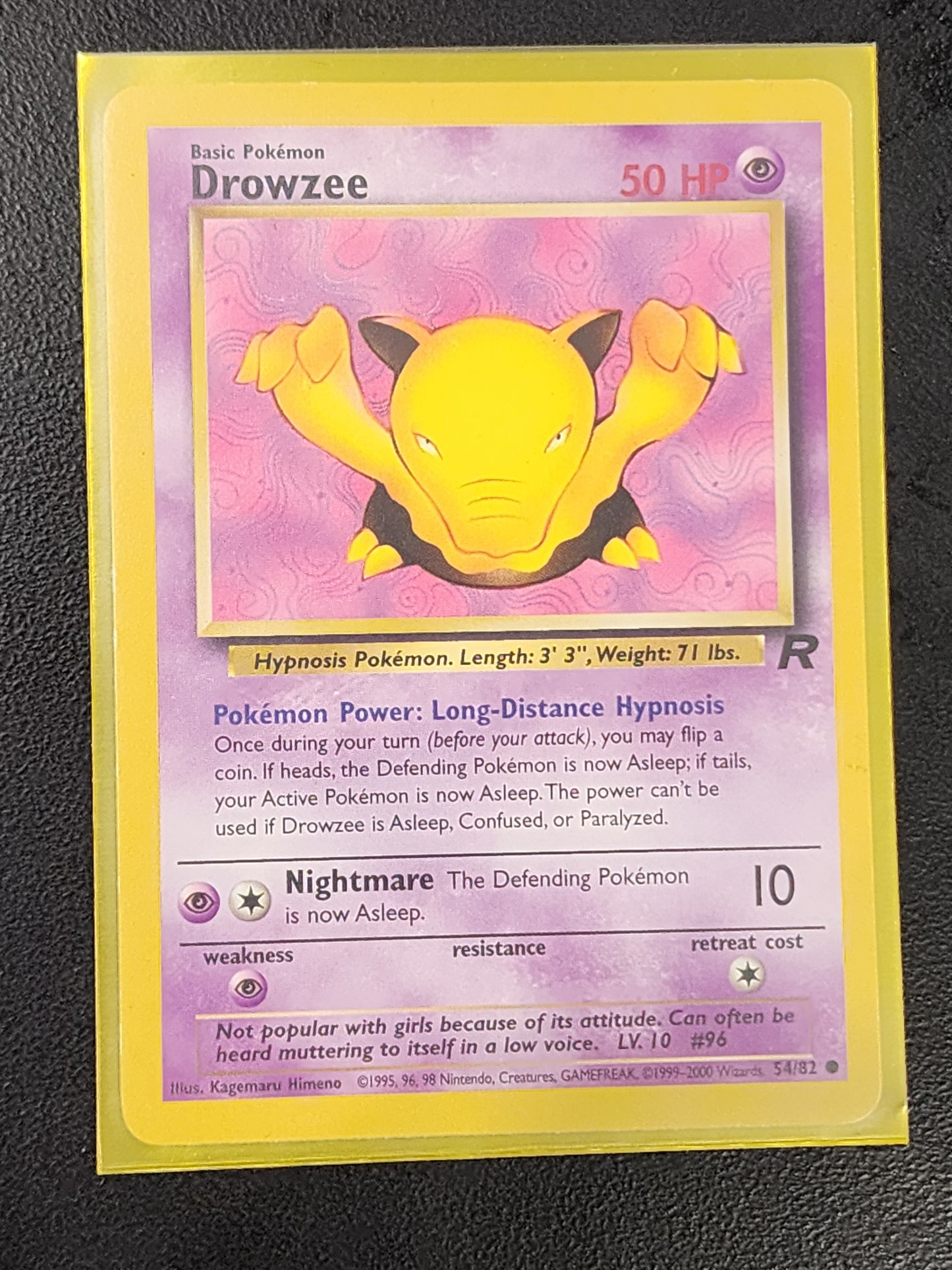 #54/82 Drowzee Team Rocket