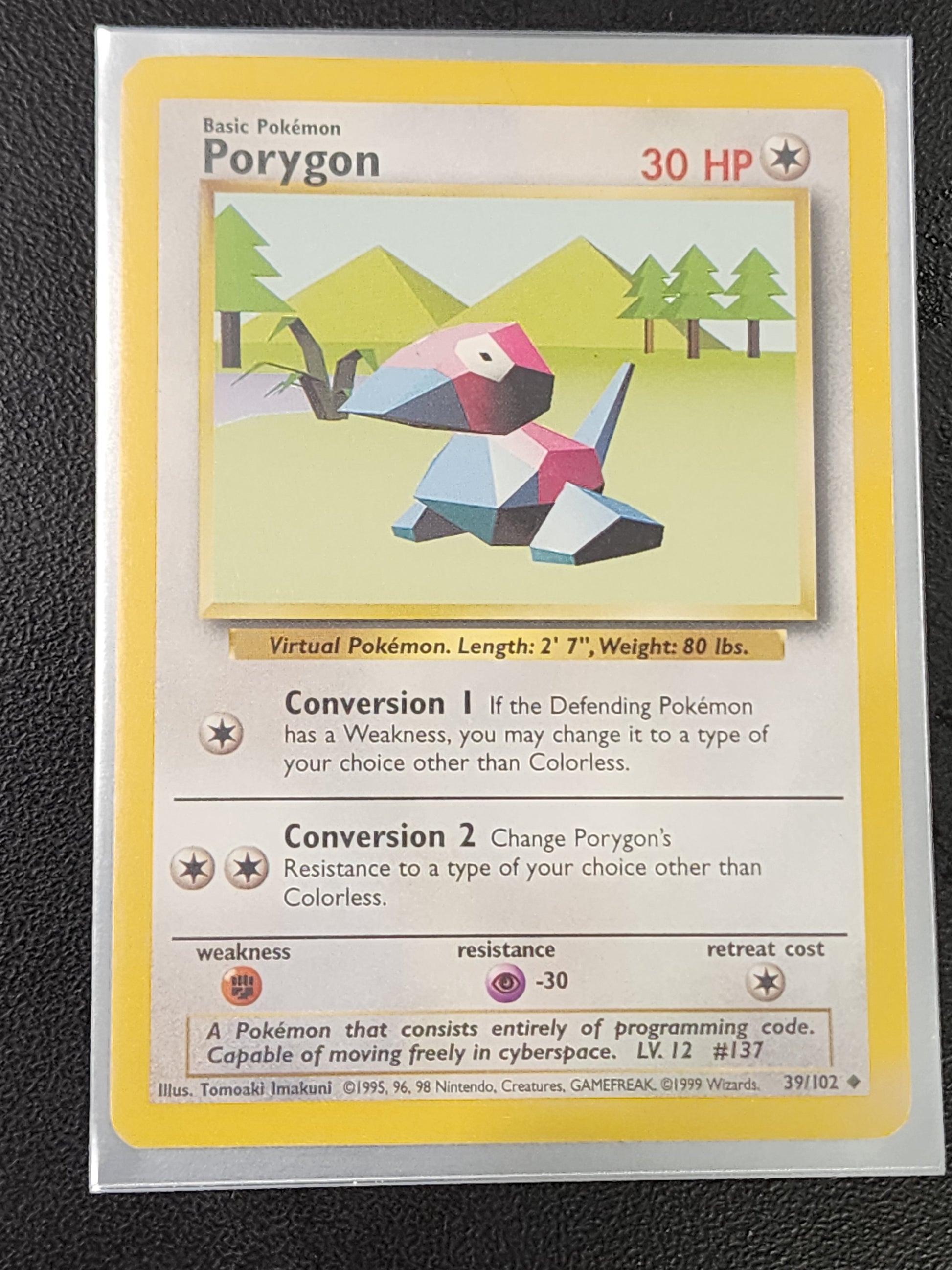 #039/102 Porygon Base Set