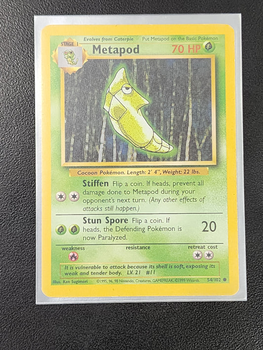 #054/102 Metapod Base Set