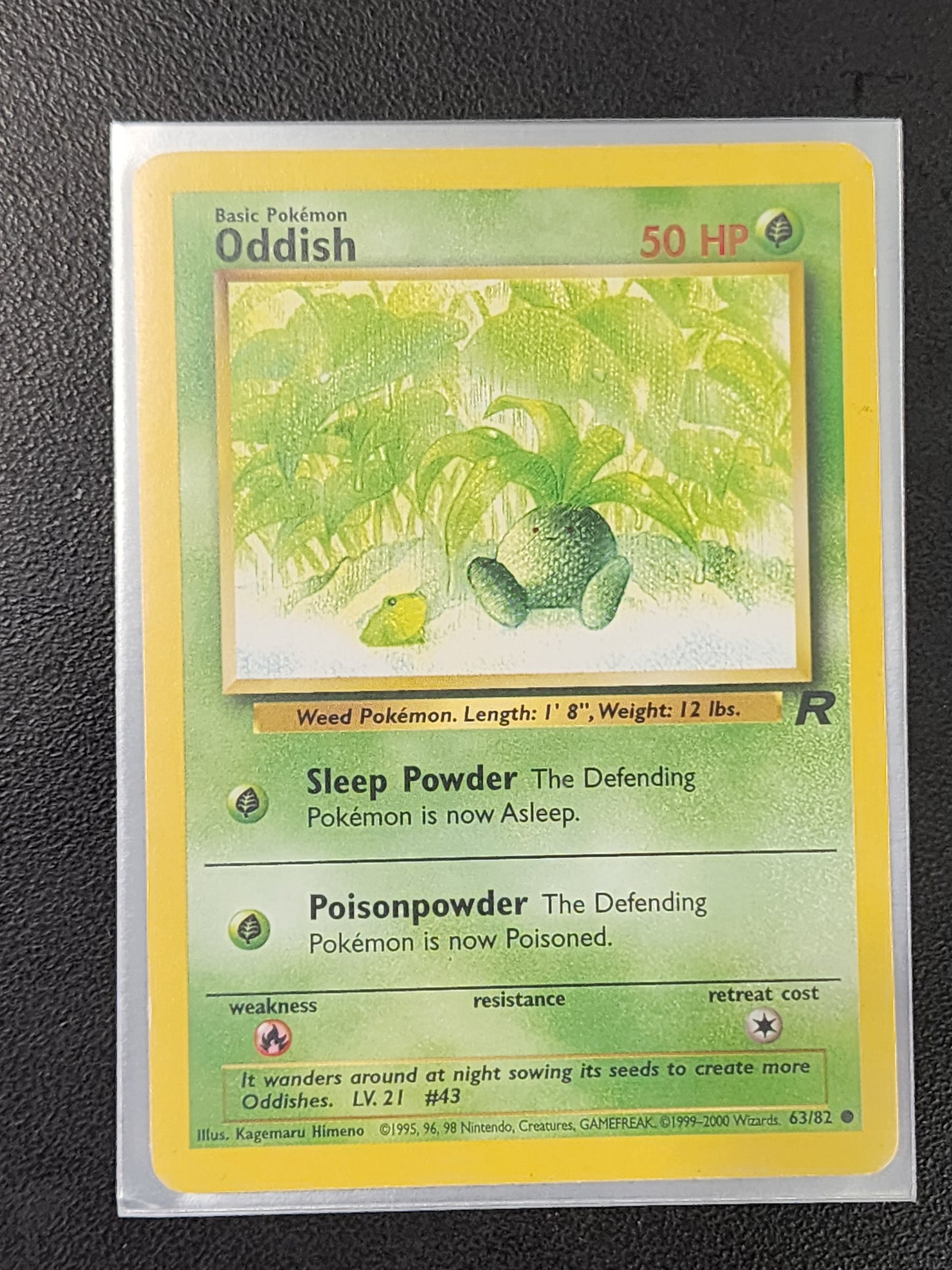 #63/82 Oddish Team Rocket