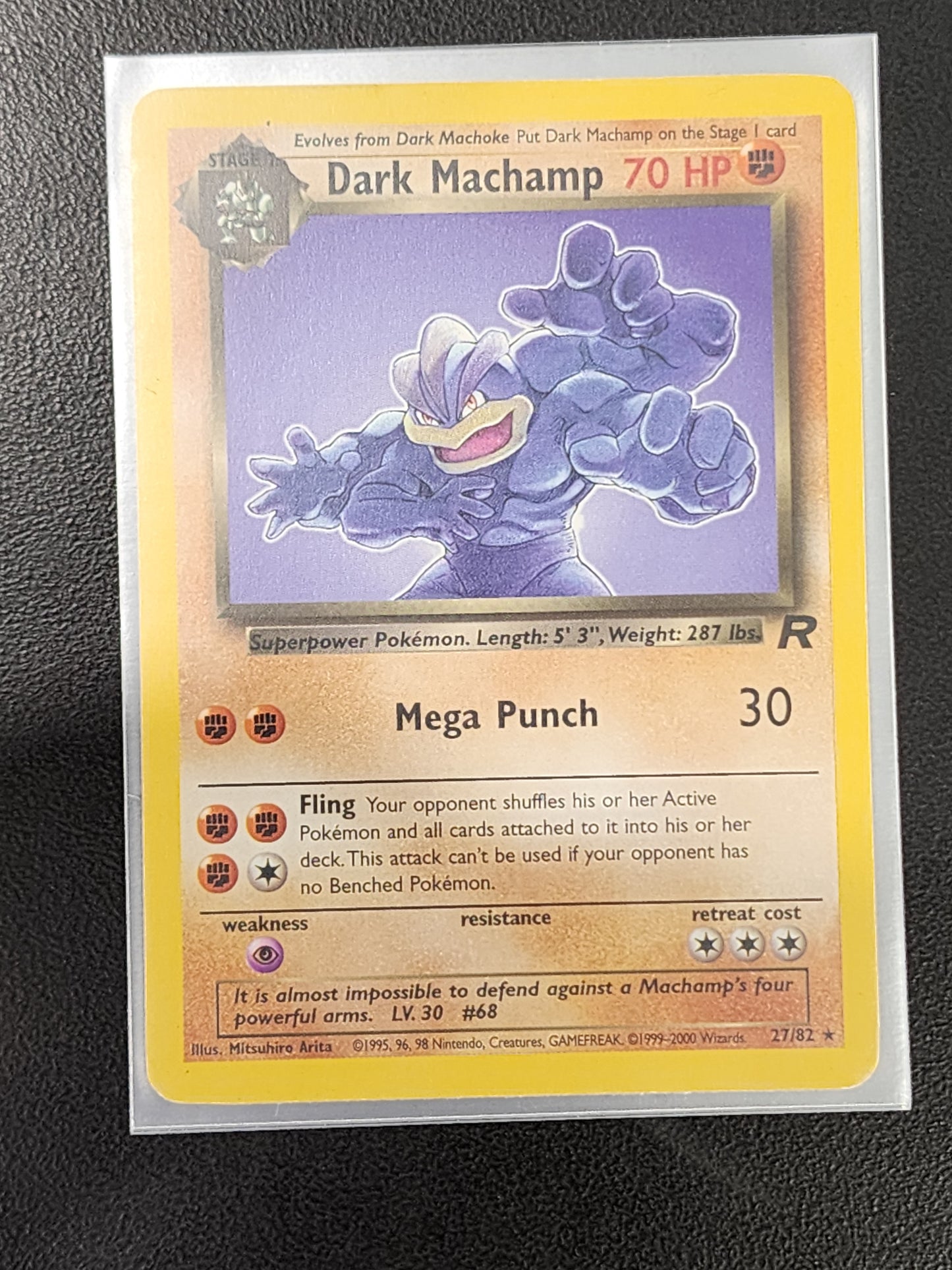 #27/82 Dark Machamp (27) Team Rocket