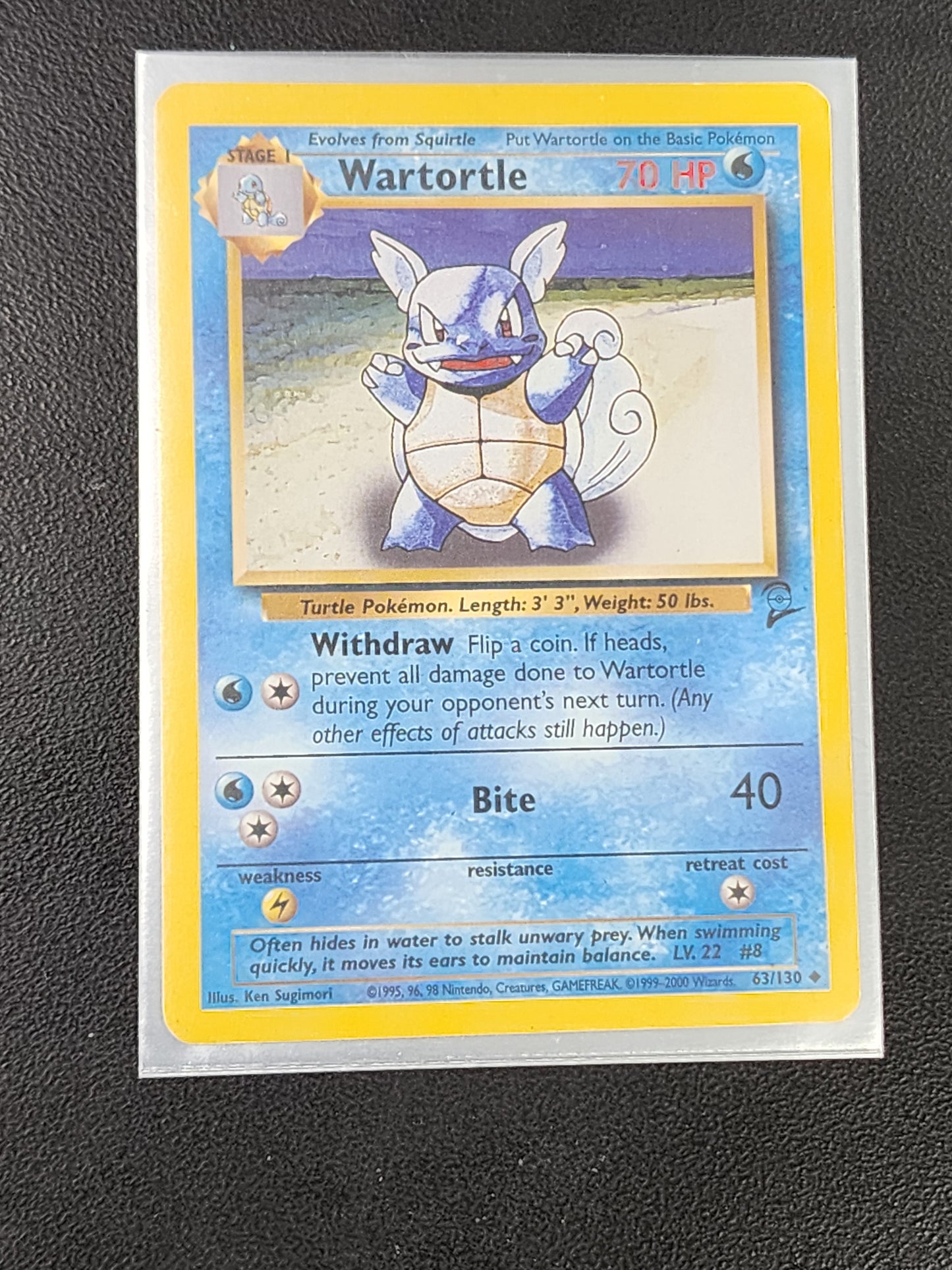 #063/130 Wartortle Base Set 2