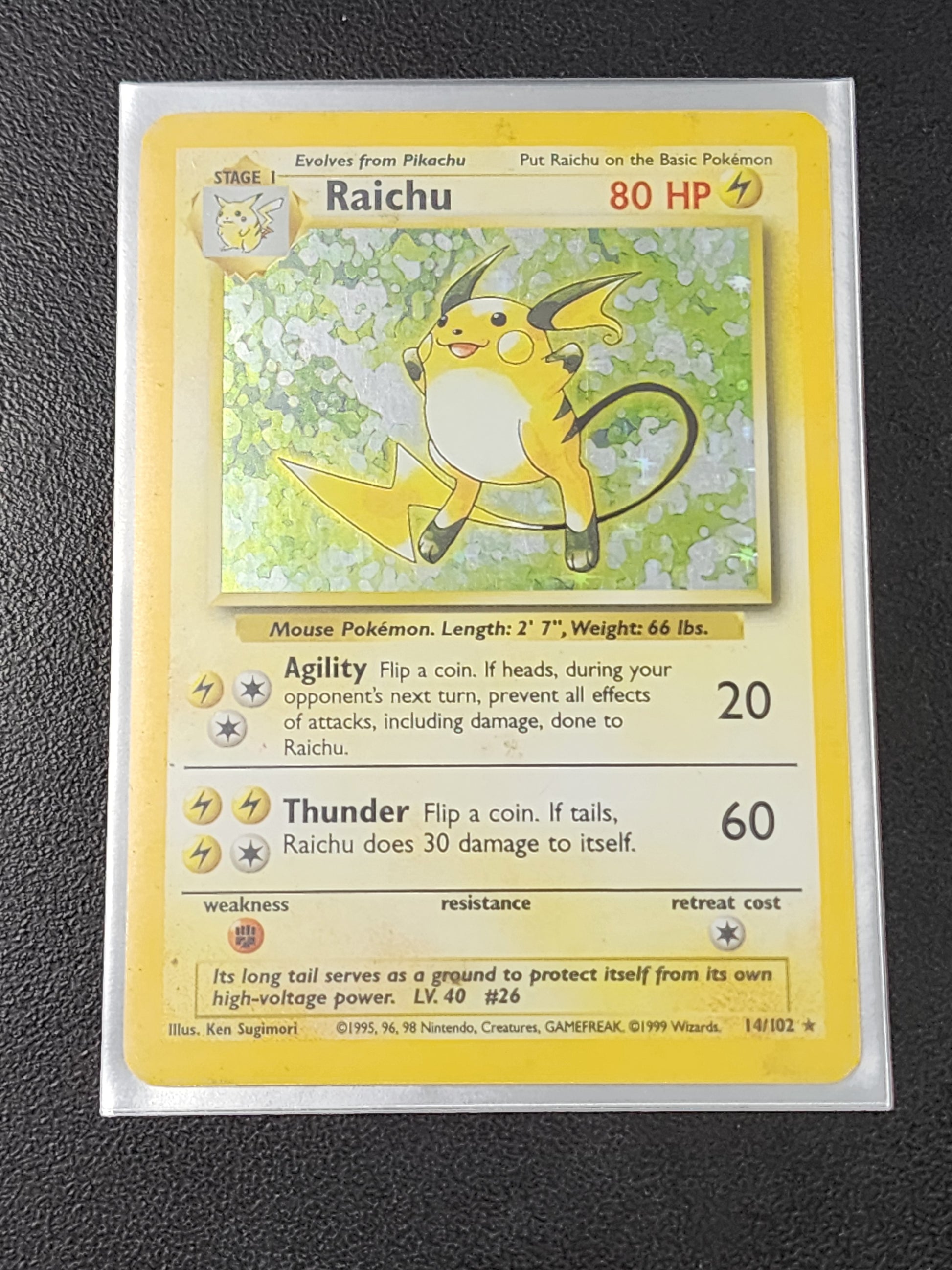 #014/102 Raichu Base Set