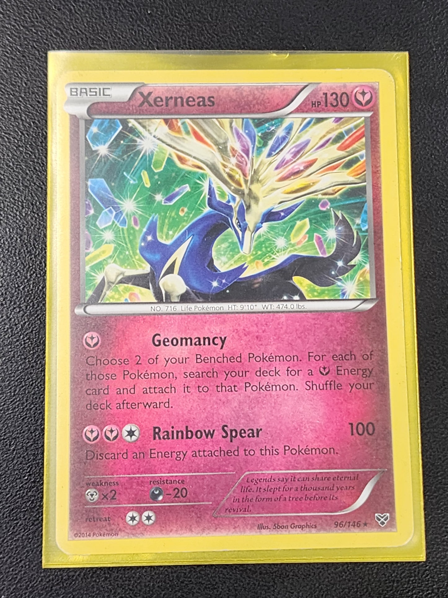 #096/146 Xerneas - 96/146 (Cracked Ice Holo) Deck Exclusives