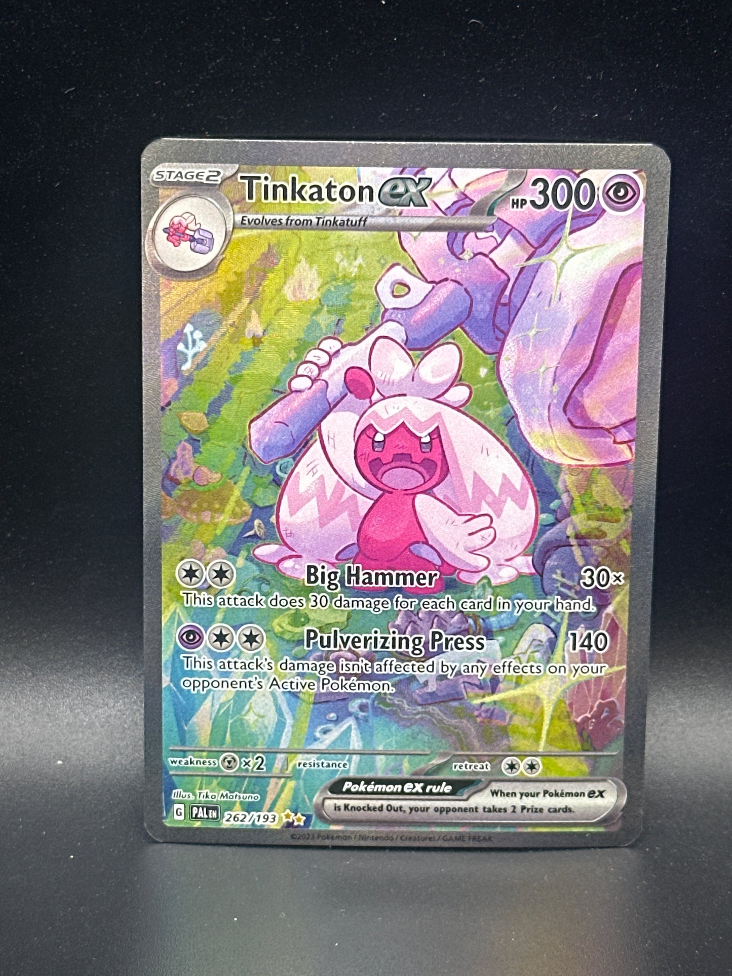 #262/193* Tinkaton ex (NM)