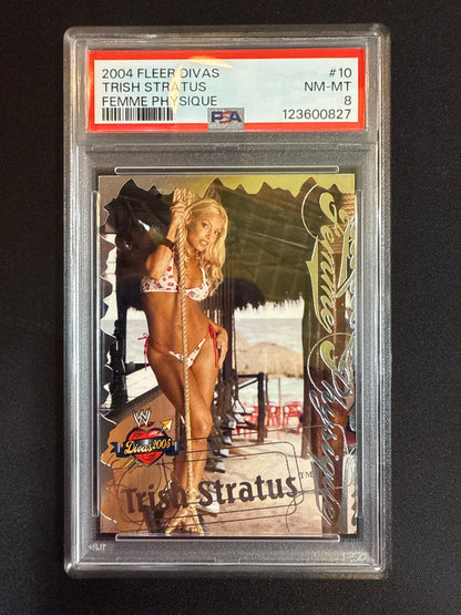 #10 FP Trish Stratus 2004 Fleer WWE Divine Divas 2005 sports Femme Physique