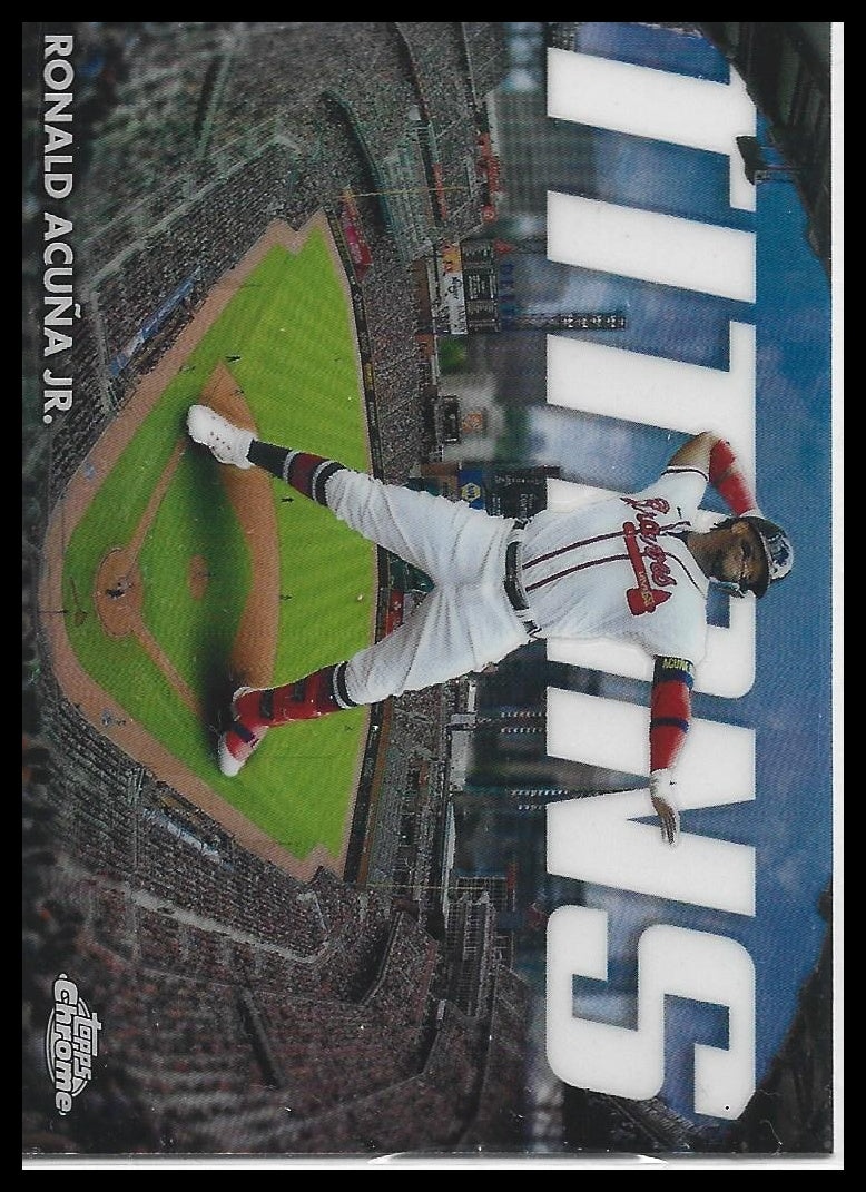 2023 Topps Chrome #CT-5 Ronald Acuña Jr. Titans