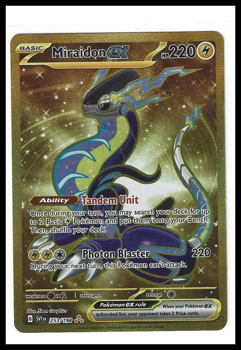 #253/198 Miraidon ex SV01: Scarlet & Violet Base Set