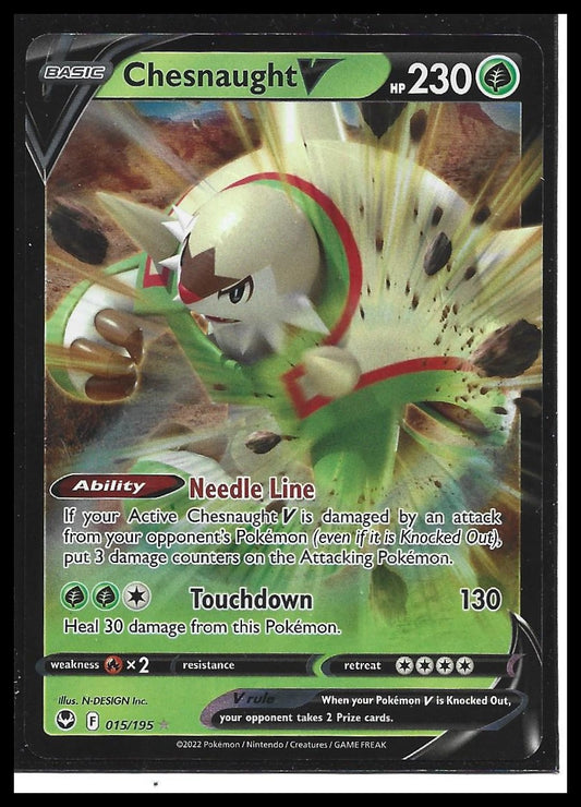 #015/195 Chesnaught V SWSH12: Silver Tempest