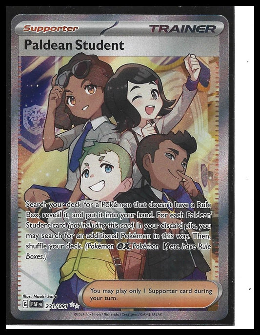 #231/091 Paldean Student SV: Paldean Fates