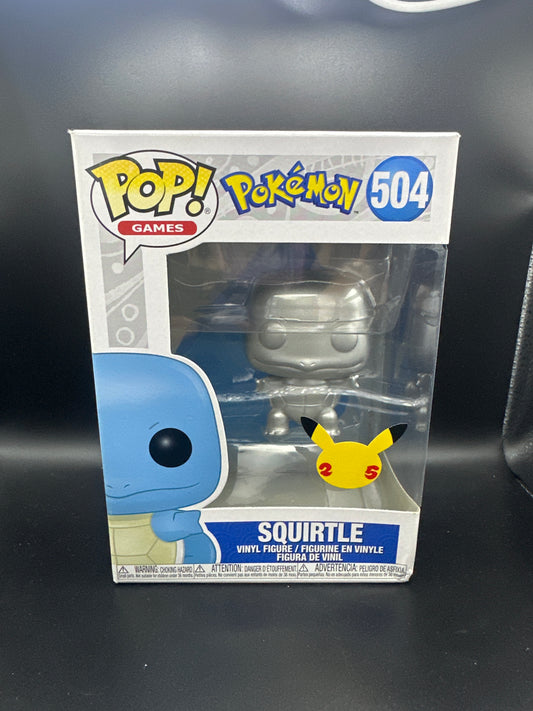 Squirtle Funko 504 25th anniversary
