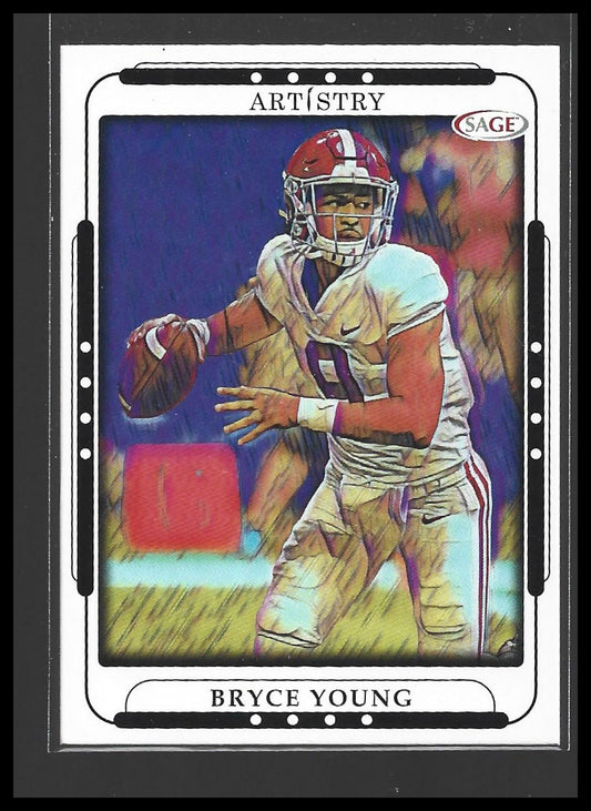 #17 Bryce Young 2023 SAGE Artistry Alabama Crimson Tide sports