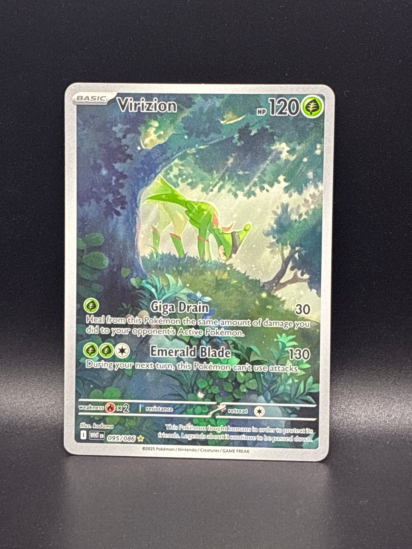 Virizion (Illustration Rare) #095/086 - White Flare