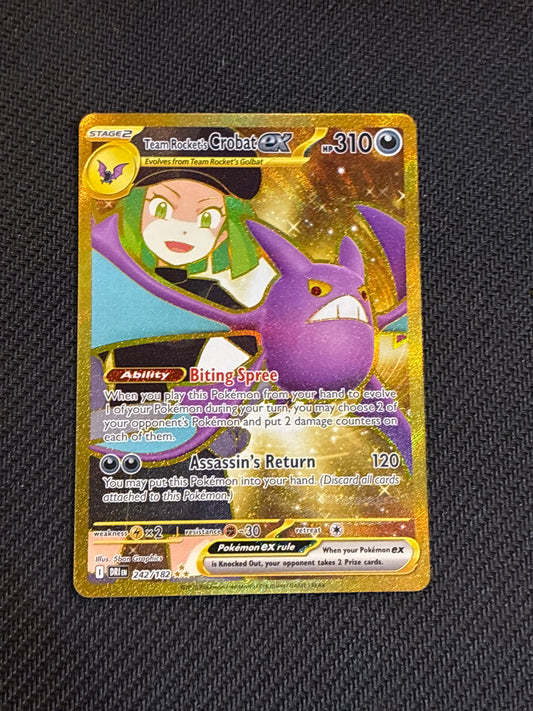 Team Rocket’s Crobat ex #242/182 -Destined Rivals