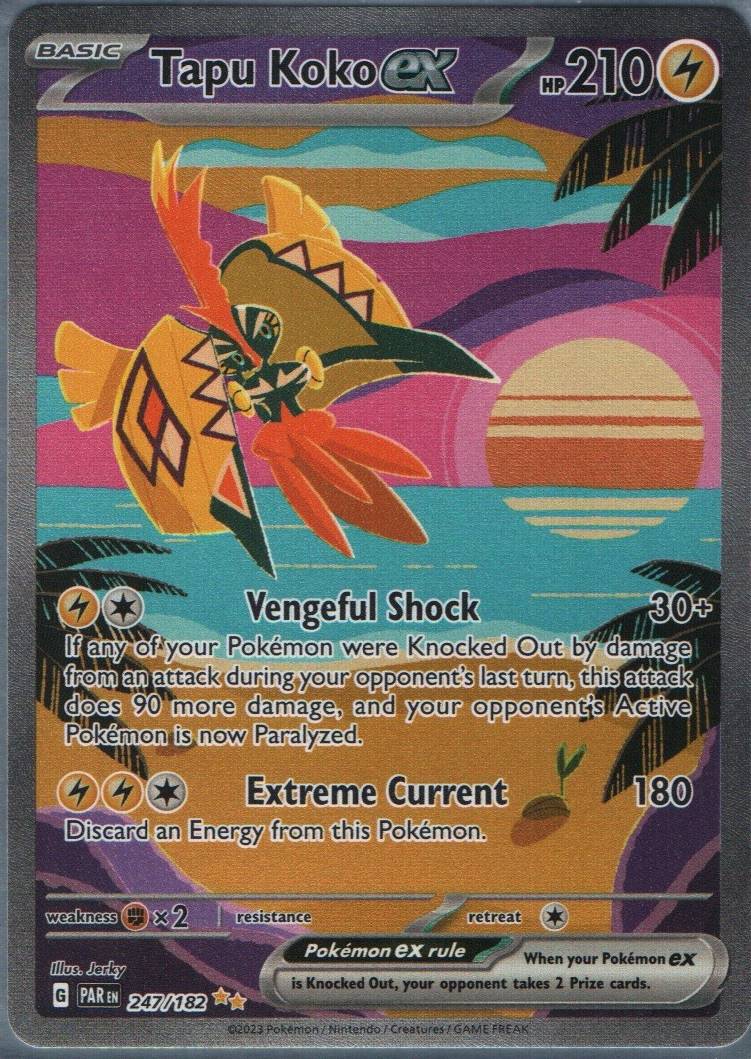 #247/182 Tapu Koko ex SV04: Paradox Rift