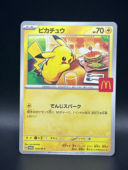 Pikachu 020/M-P McDonalds Promo