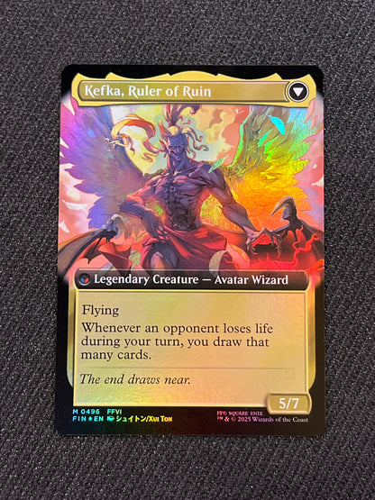 #0496 Kefka, Court Mage // Kefka, Ruler of Ruin (Foil) Final Fantasy