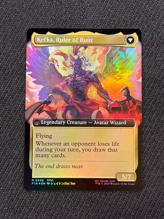 #0496 Kefka, Court Mage // Kefka, Ruler of Ruin (Foil) Final Fantasy
