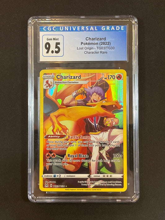 #TG03/TG30 Charizard CGC 9.5 - Lost Origin