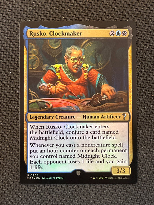 #0263 Rusko, Clockmaker (Foil) - Mystery Booster 2 Magic the Gathering MTG