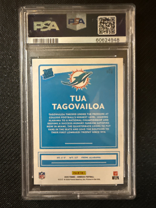 #302 Tua Tagovailoa 2020 Donruss RC Rookie Miami Dolphins sports