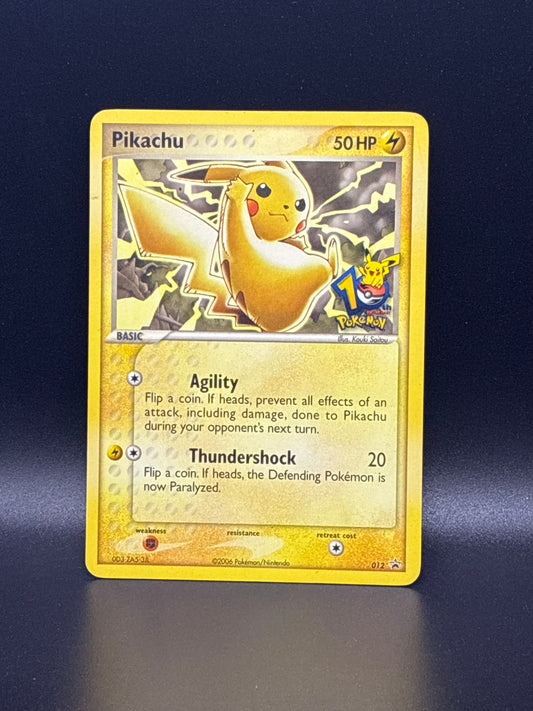 Pikachu (10th Anniversary) #012 - Promo