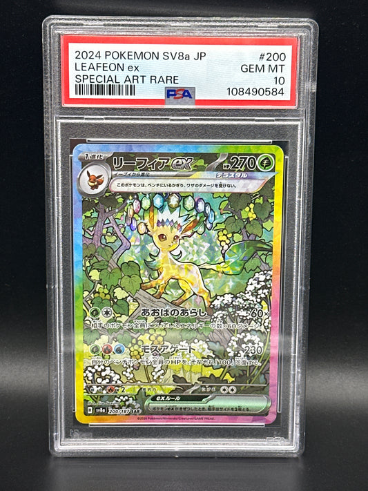 200/187 Leafeon EX Terastal festival PSA 10