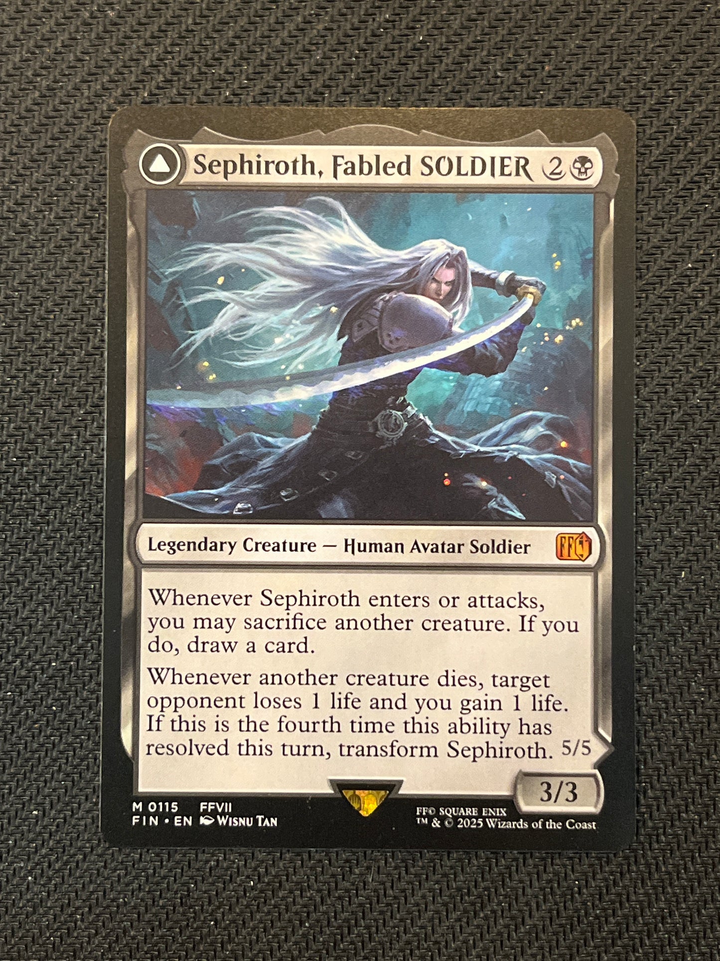 #0115 Sephiroth, Fabled SOLDIER // Sephiroth, One-Winged Angel (Normal) Final Fantasy