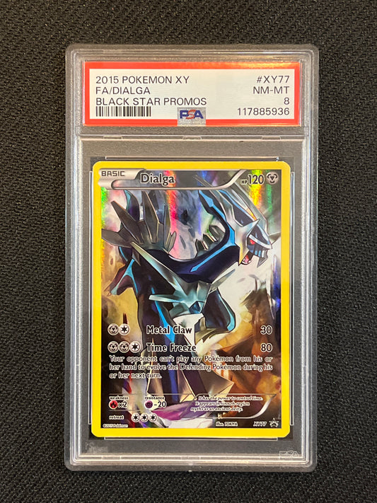 #XY77 Dialga Promo PSA 8