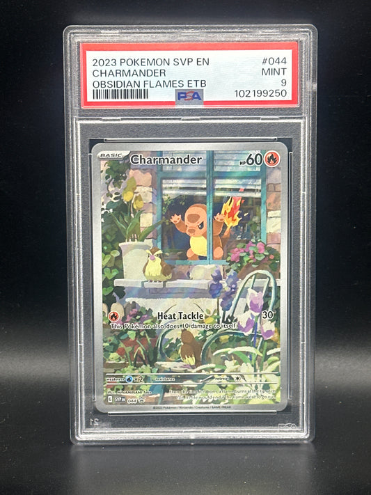 #044* Charmander (ETB Promo) PSA 9