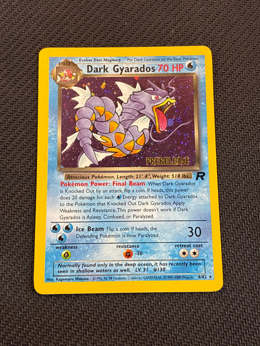 #08/82 Dark Gyarados (prerelease) (8) Team Rocket