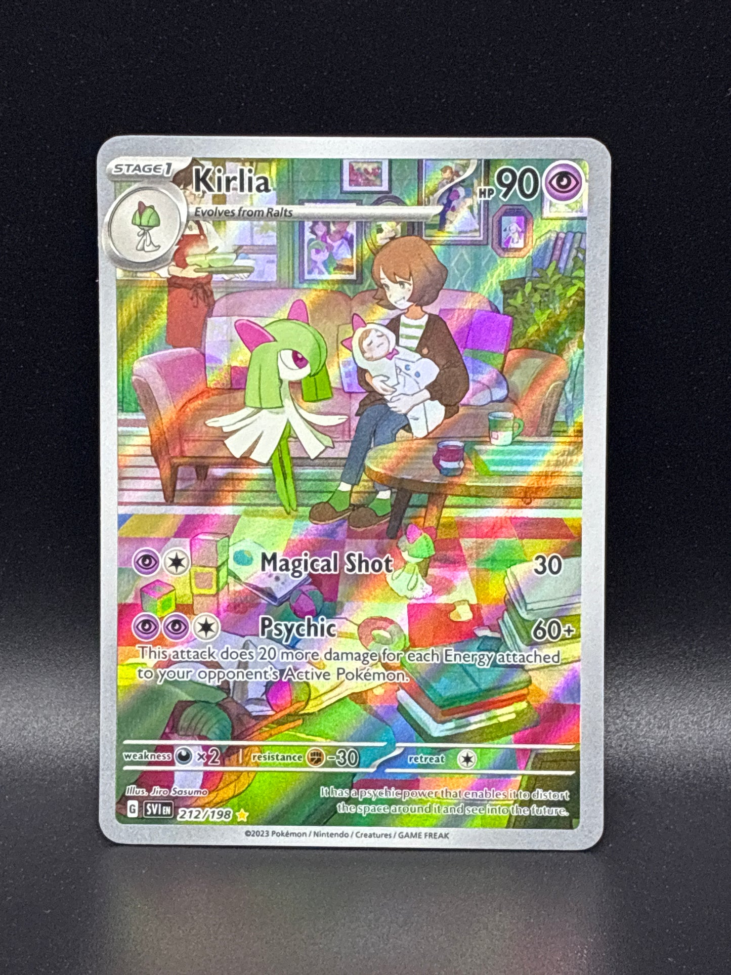 Kirlia #212/198 Illustration Rare Scarlet & Violet Base Set