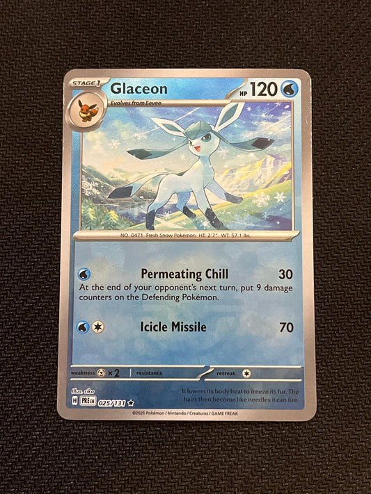 #025/131 Glaceon Masterball Holo Prismatic Evolutions