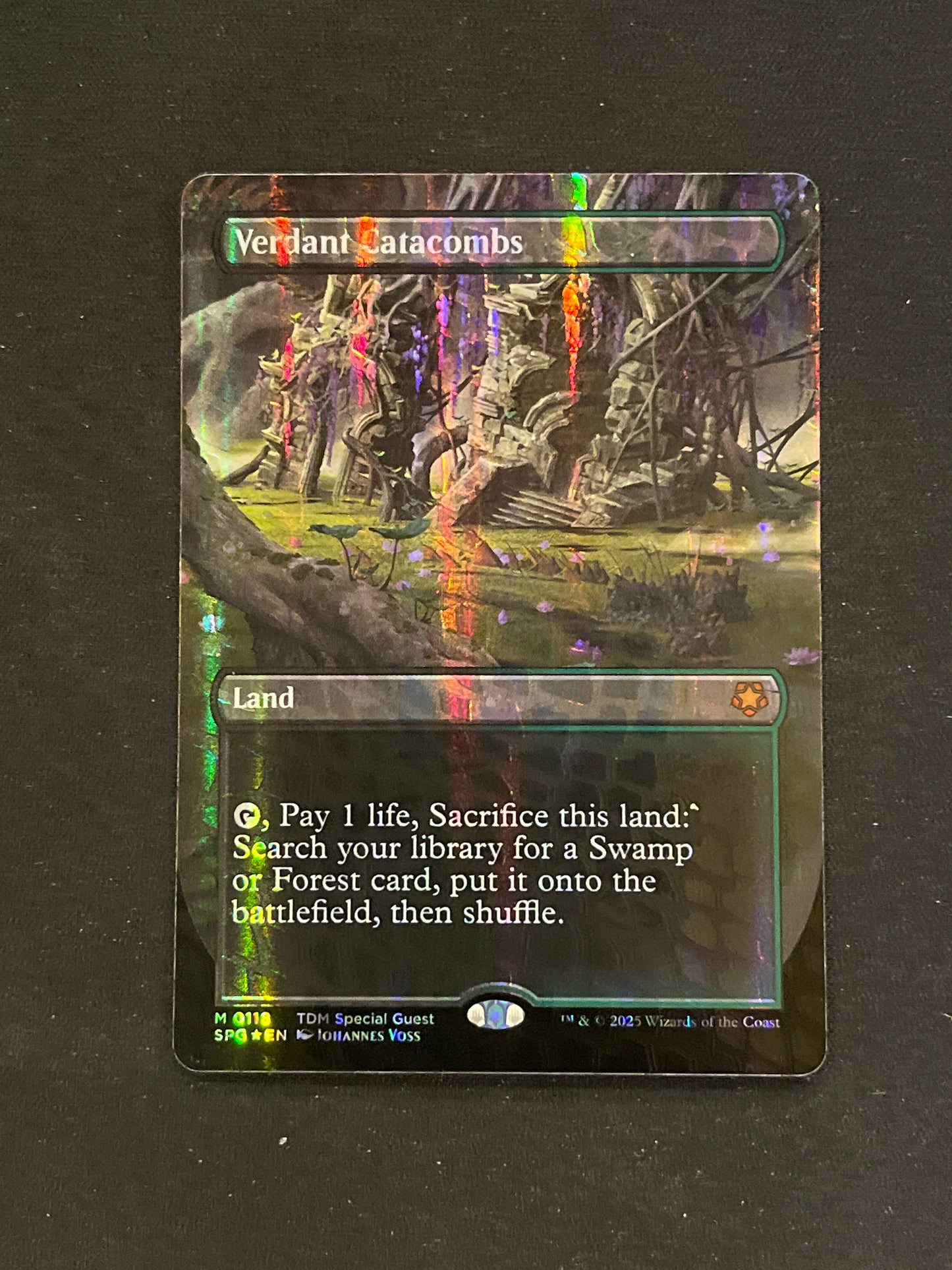 #0118 Verdant Catacombs (Dragonscale Foil) Special Guests MTG Magic