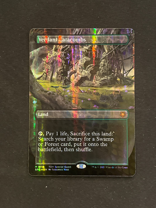 #0118 Verdant Catacombs (Dragonscale Foil) Special Guests MTG Magic