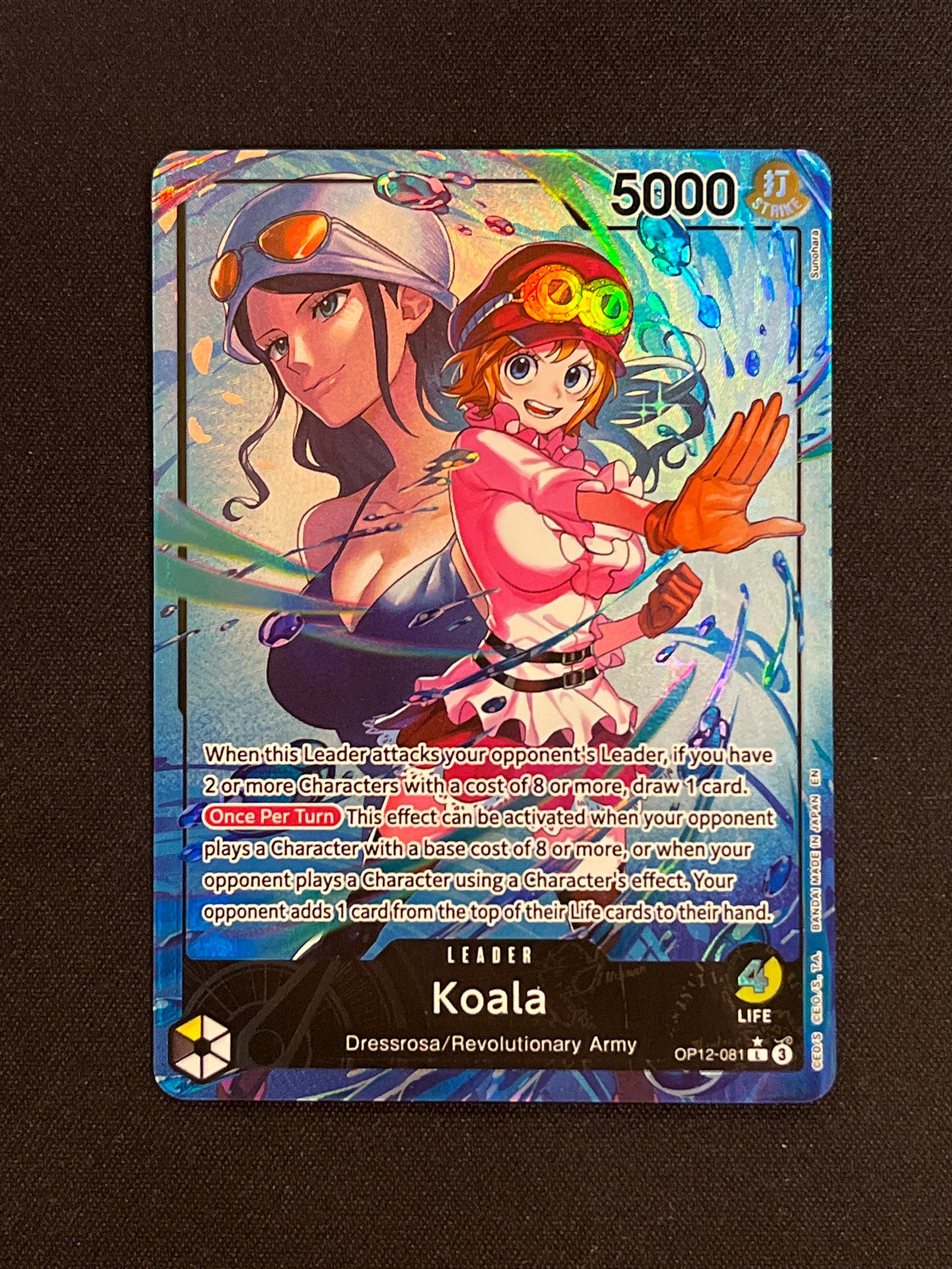 Koala OP12-081 Alt-Art (Leader) - Legacy of the Master