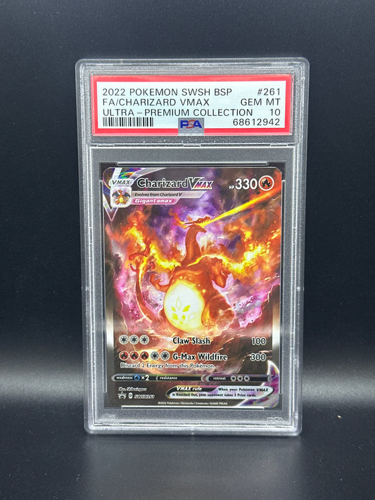 Charizard Vmax SWSH261 151 PSA 10