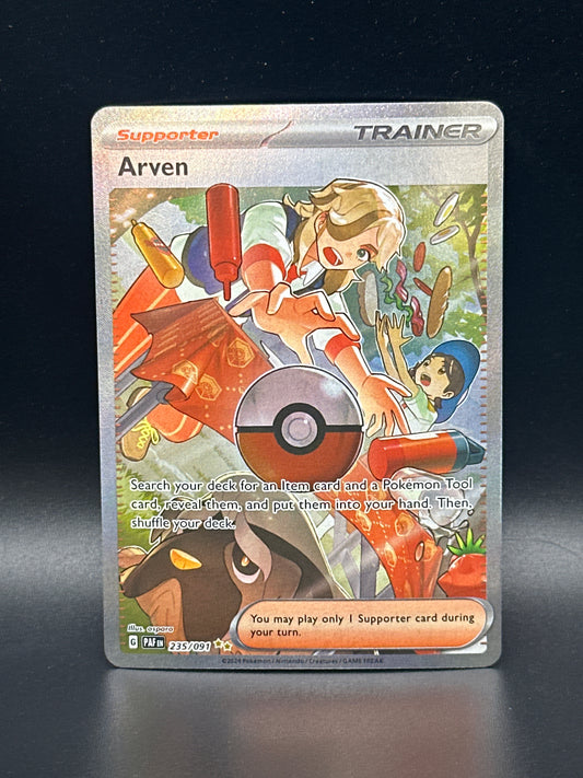 #235/091 Arven Paldean Fates