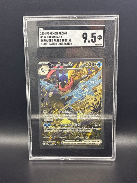 #132 Greninja ex (Special Illustration) Scarlet & Violet Promo SGC 9.5